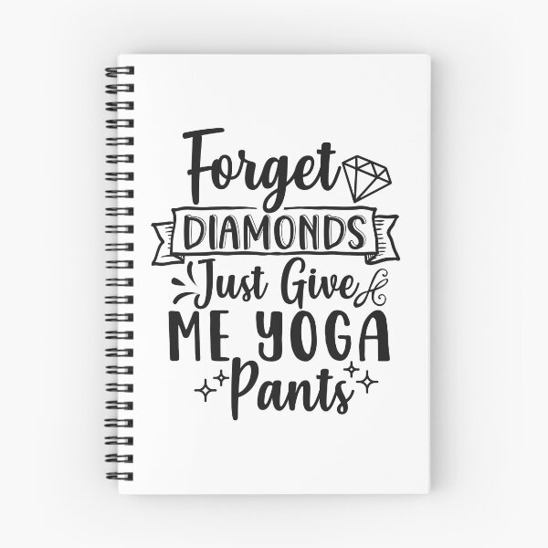 Item preview, olvídate de los diamantes solo dame pantalones de yoga designed and sold by Paul's Designs.