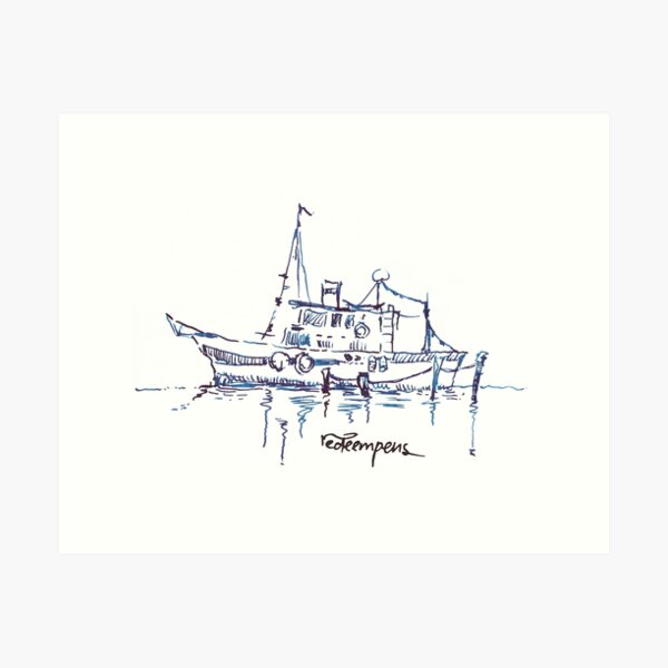 Sailing Reflection Art Print