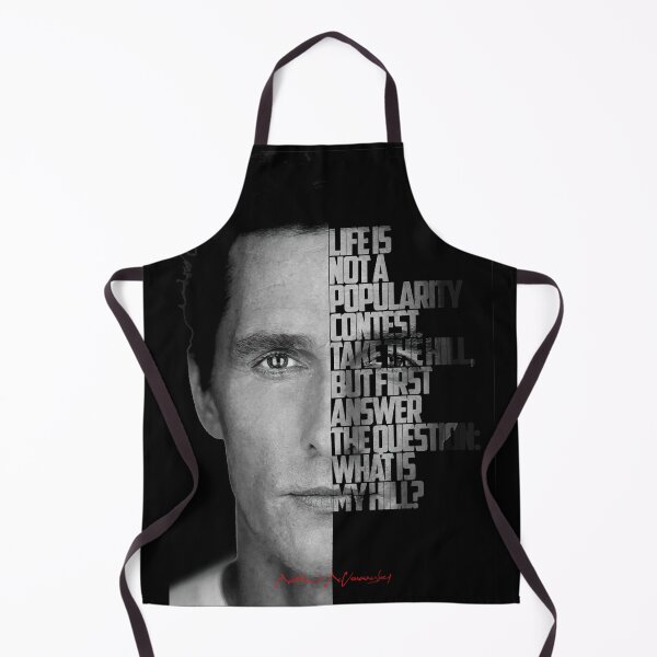 Item preview, Copy of Black and white Matthew McConaughey quote. designed and sold by Enea Kelo.