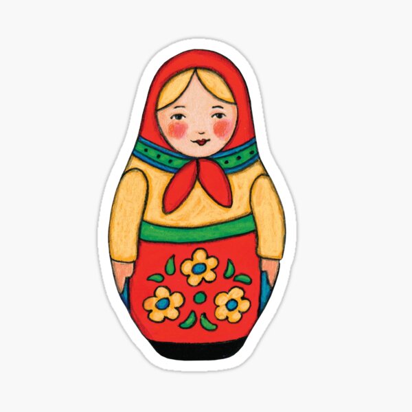 Russian Nesting Doll Sticker