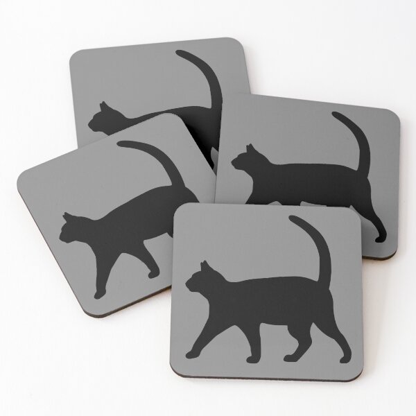 Item preview, Cool Walking Cat Silhouette designed and sold by MeowMerch.