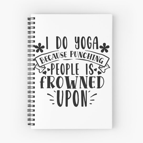 Artikelvorschau, Yoga machen, weil man Leute schlägt entworfen und verkauft von Paul's Designs.