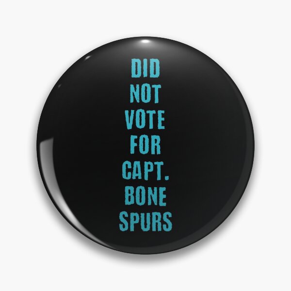 Artikelvorschau, Ich habe nicht für Captain Bone Spurs Aquamarine gestimmt entworfen und verkauft von AirsoftBD.