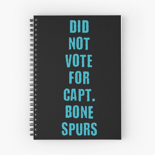 Item preview, Did not Vote For Captain Bone Spurs Aquamarine designed and sold by AirsoftBD.