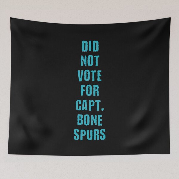Item preview, Did not Vote For Captain Bone Spurs Aquamarine designed and sold by AirsoftBD.