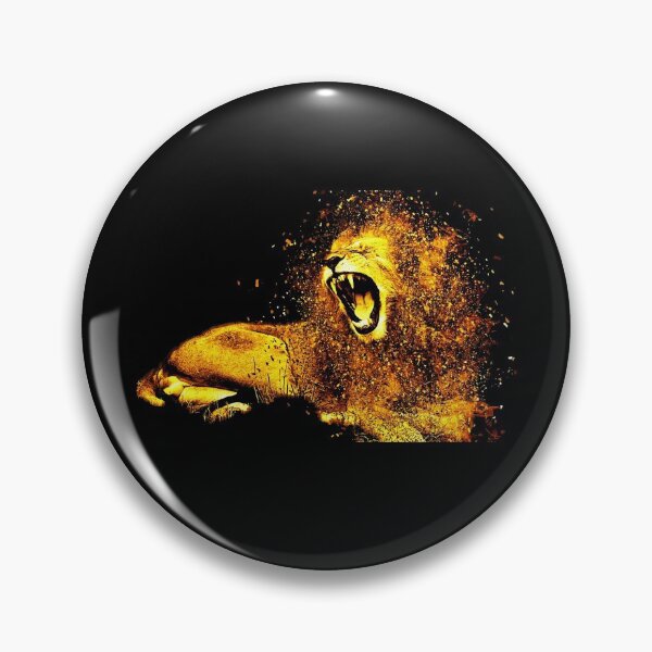 Item preview, Bold fierce roaring lion designed and sold by DaughterofYah.