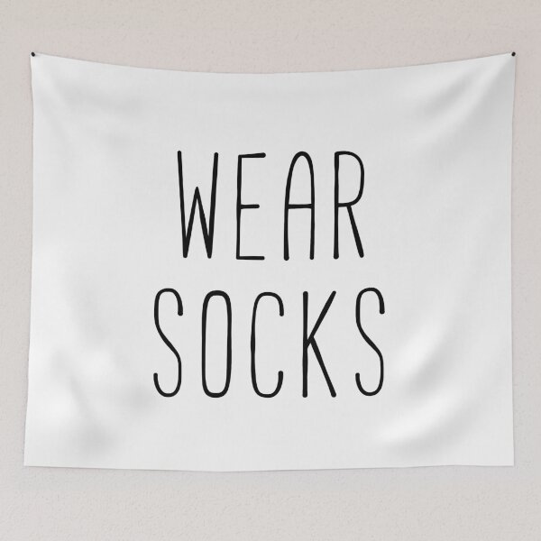 Item preview, Wear Socks Kim Quote designed and sold by Sunny Collections.