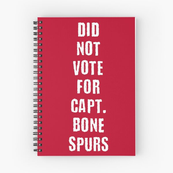 Item preview, Did not Vote For Captain Bone Spurs red and white  designed and sold by AirsoftBD.