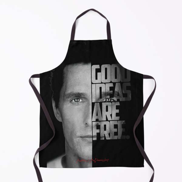 Item preview, Black and white Matthew McConaughey quote. designed and sold by Enea Kelo.