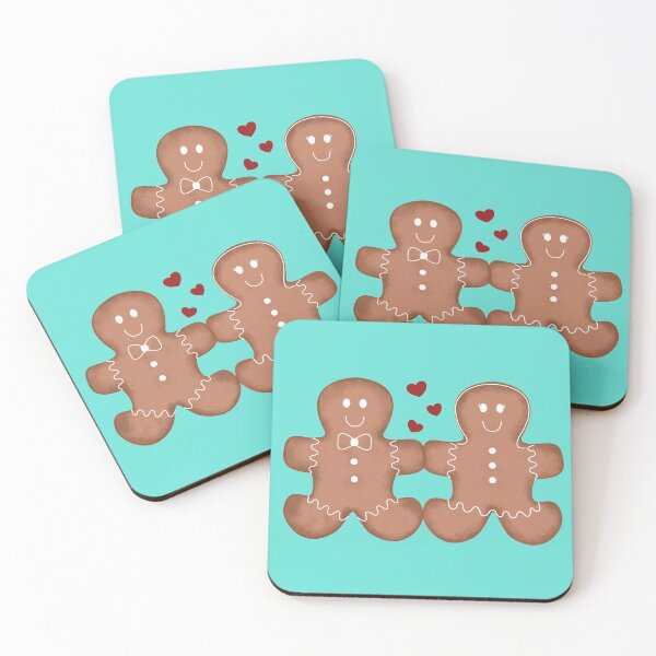 Item preview, Cute gingerbread cookies couple in love designed and sold by Juliana  Costa.