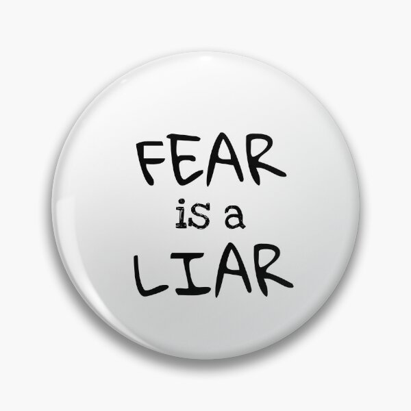 Item preview, Fear is a liar; Inspirational quote; Minimalist designed and sold by cyhdesign.