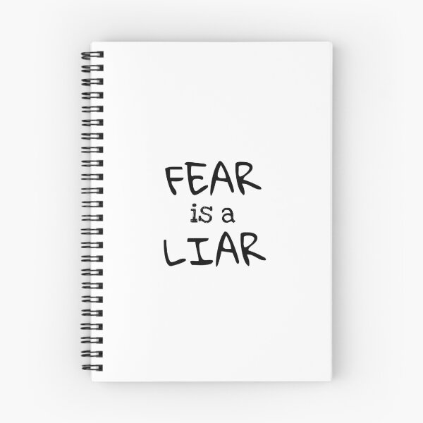 Item preview, Fear is a liar; Inspirational quote; Minimalist designed and sold by cyhdesign.