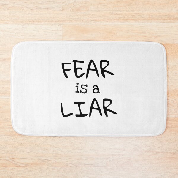 Item preview, Fear is a liar; Inspirational quote; Minimalist designed and sold by cyhdesign.