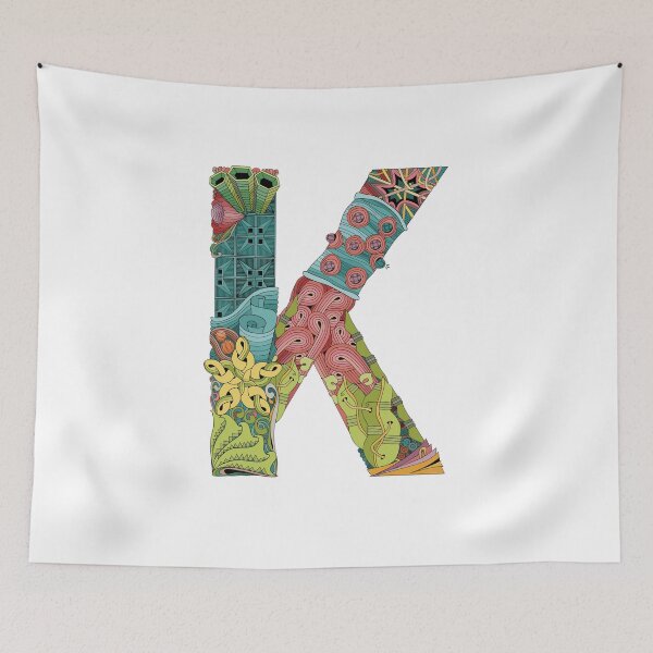 Item preview, K Zentangle Monogram designed and sold by Robin Liefeld.