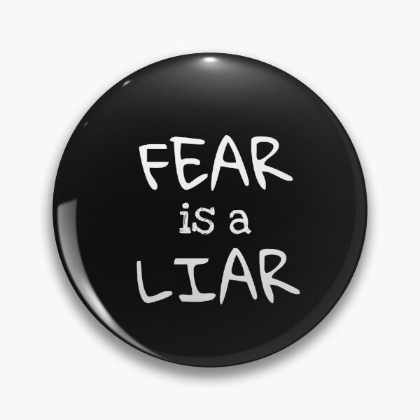 Item preview, Fear is a liar; Inspirational quote; Minimalist designed and sold by cyhdesign.