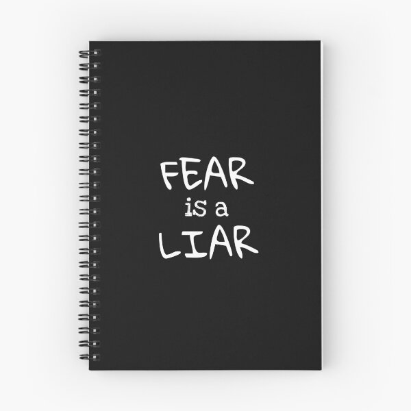Item preview, Fear is a liar; Inspirational quote; Minimalist designed and sold by cyhdesign.
