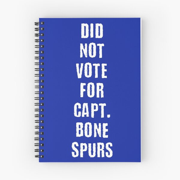 Item preview, Did not Vote For Captain Bone Spurs Blue designed and sold by AirsoftBD.