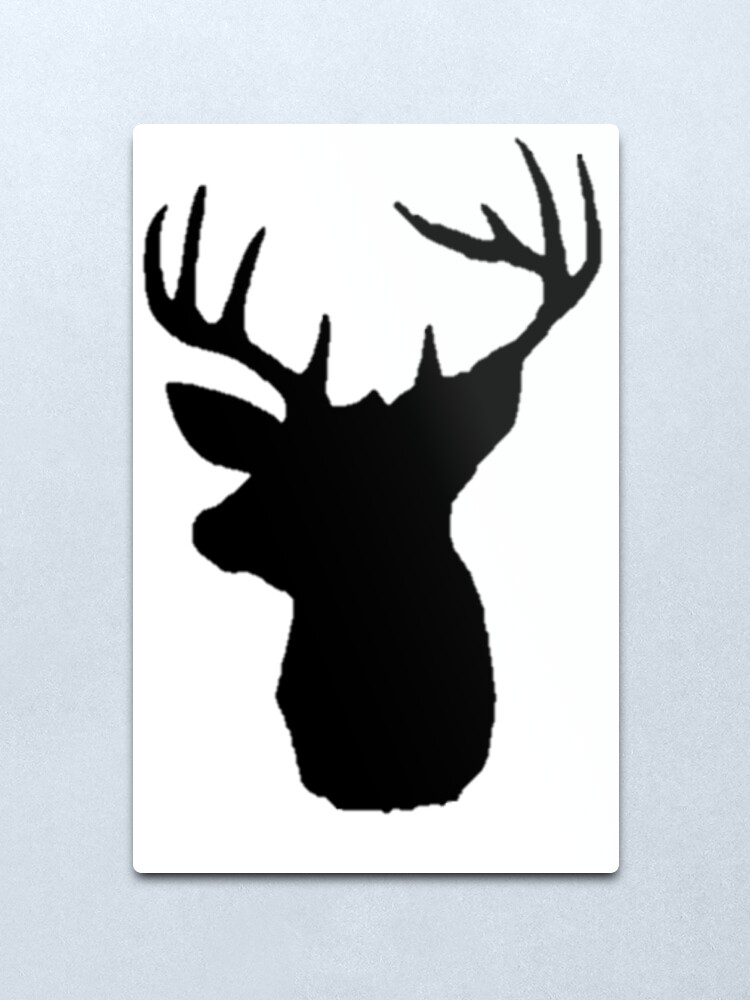 metal deer head silhouette