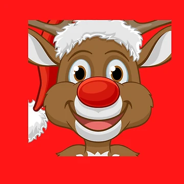 Vorschaubild zum Design Red Nose Rentier von PartridgeDesign