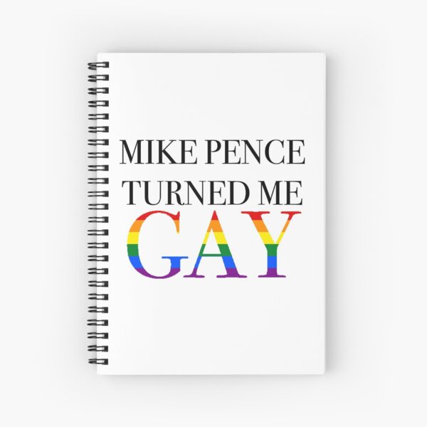 Item preview, Mike Pence Turned Me Gay (gay flag edition) designed and sold by beesNbattleaxes.