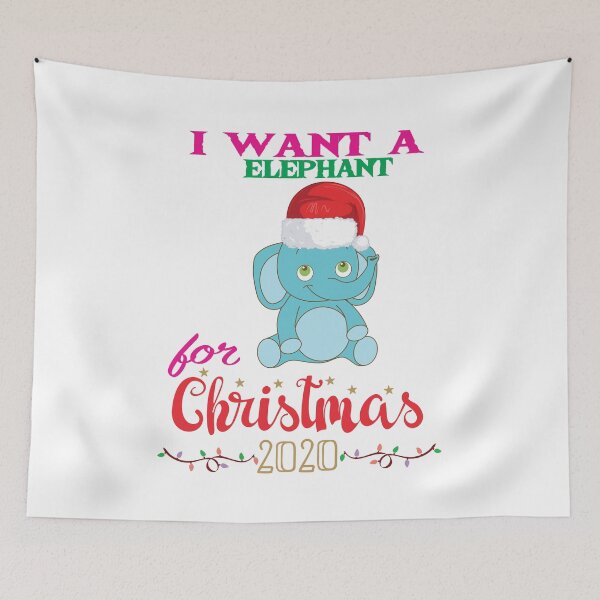 Item preview, I want a elephant for For Christmas Xmas elephant, elephant the elf designed and sold by shinoshop.