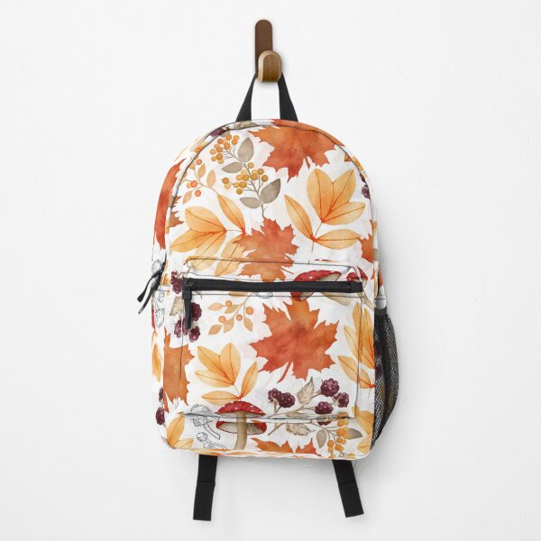Item preview, Autumn leaves and mushrooms designed and sold by adenaJ.