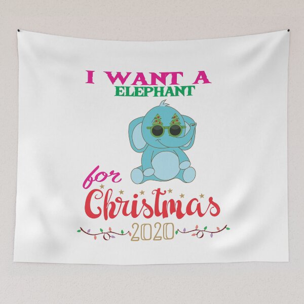 Item preview, I want a elephant for For Christmas Xmas elephant, elephant the elf designed and sold by shinoshop.
