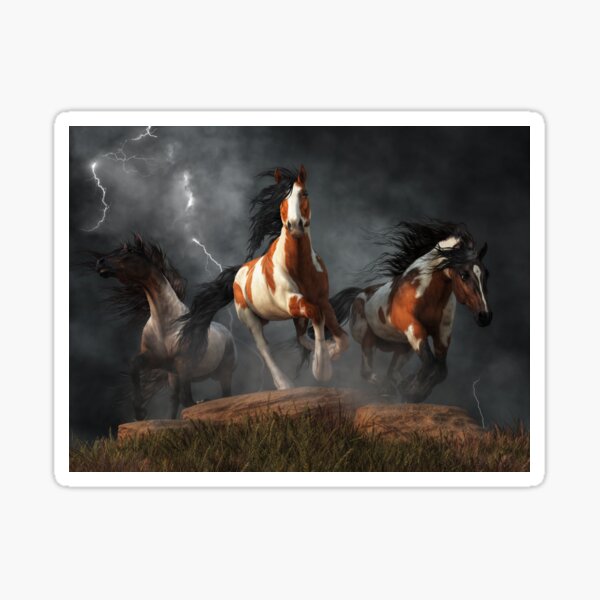 Item preview, Mustangs of the Storm designed and sold by Daniel Eskridge.