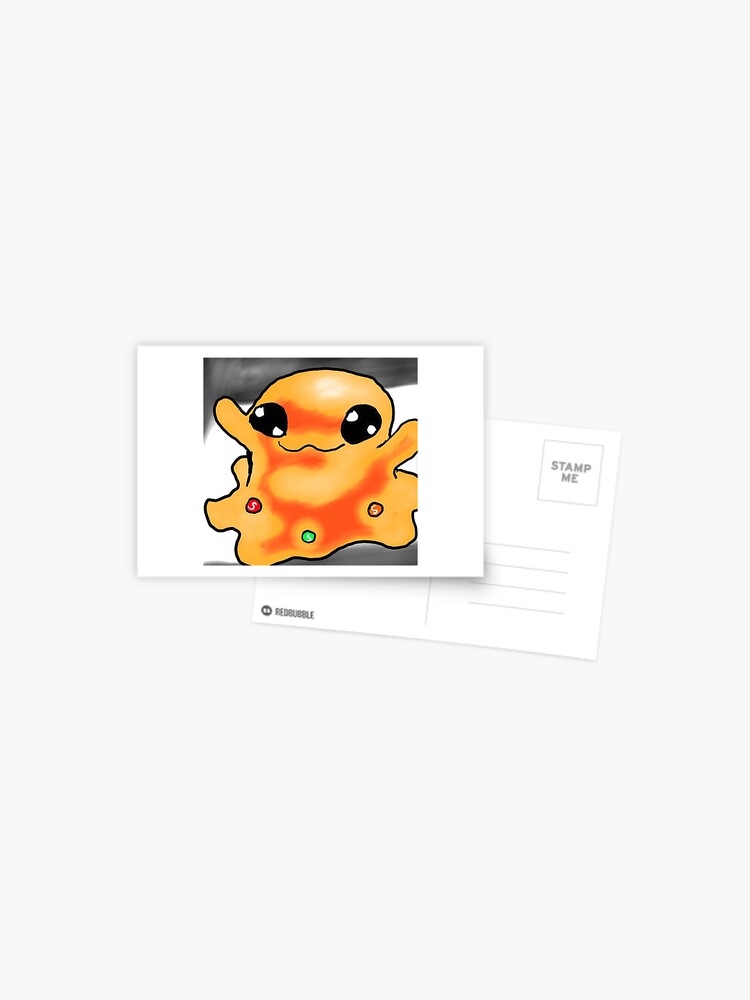 SCP-999 orange blob tickle monster Postcard for Sale by