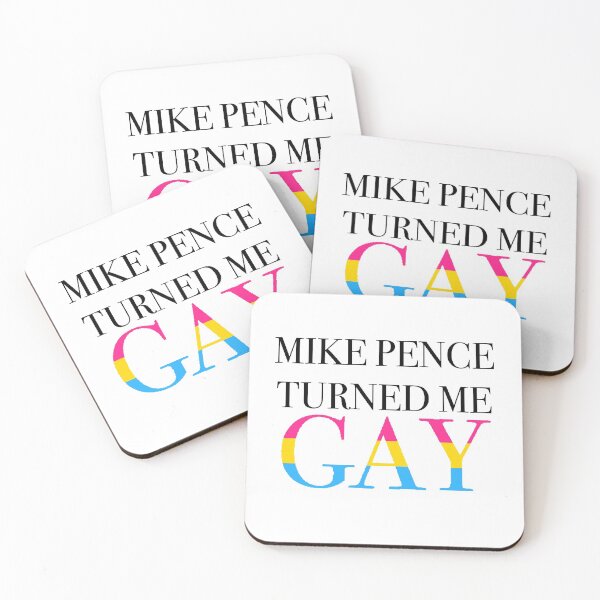 Item preview, Mike Pence Turned Me Gay (pan flag edition) designed and sold by beesNbattleaxes.