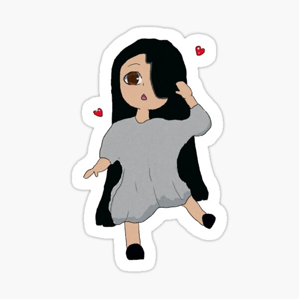 Sadako Sticker For Sale By Geassv Redbubble