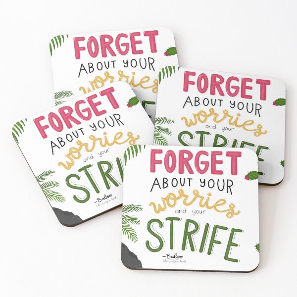 Item preview, forget about your worries and your strife designed and sold by JolineCreations.