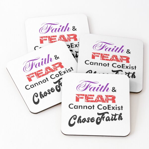 Item preview, Faith & Fear Cannot Co-Exist. Chose Faith! designed and sold by WisdomsPress.