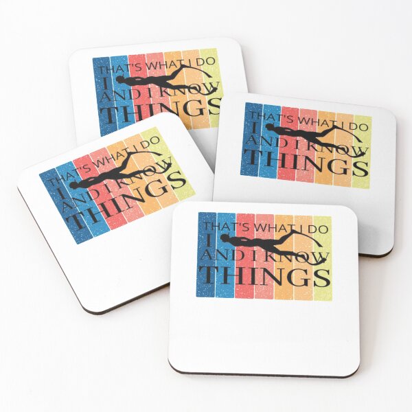 Item preview, Vintage Retro Thats What I Do I Snorkel Dive and I Know Things funny designed and sold by loveoceanair.