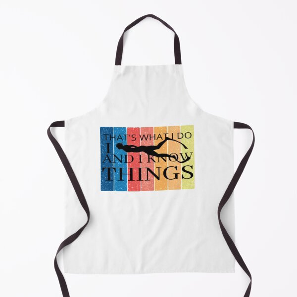 Item preview, Vintage Retro Thats What I Do I Snorkel Dive and I Know Things funny designed and sold by loveoceanair.