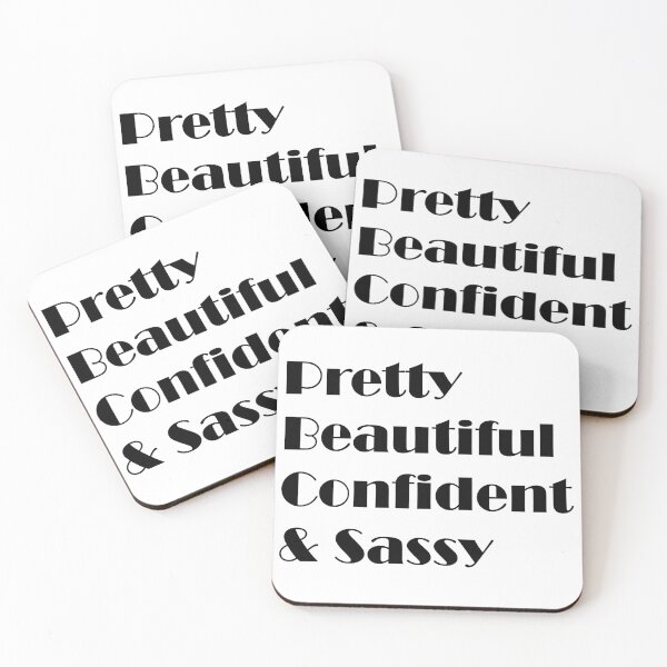 Item preview, Pretty, Beautiful, Confident & Sassy  designed and sold by ThingsByJoy.