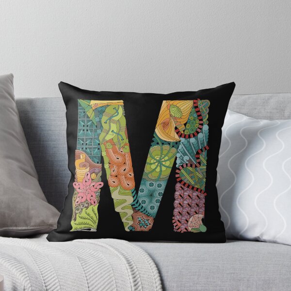 Item preview, M Zentangle Monogram designed and sold by Robin Liefeld.