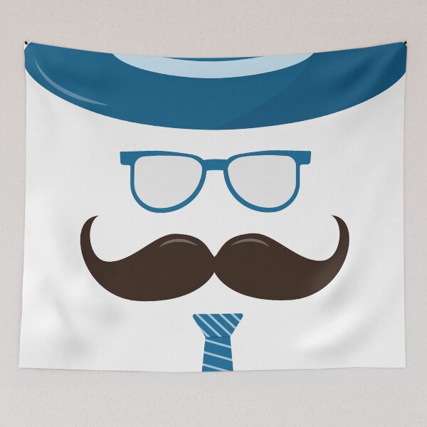Item preview, Character with a mustache, hat, and tie. designed and sold by LaBelezoka.