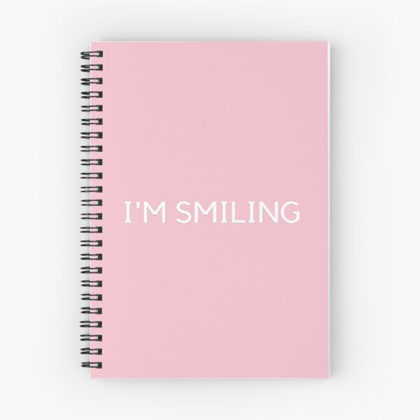 Item preview, I'm Smiling White (Pink Background) designed and sold by JessyDesigns.