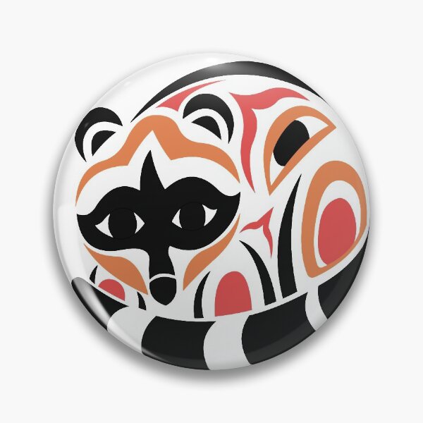 Item preview, Indigenous Raccoon (Esiban) designed and sold by KendraHowland.