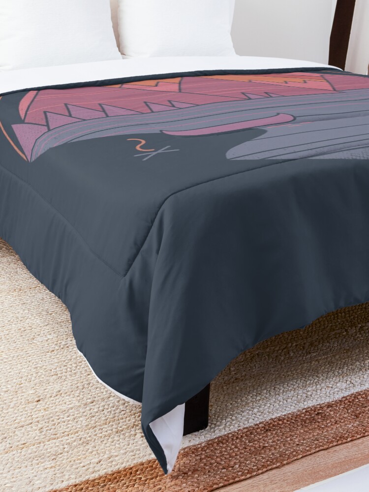 Thumbnail 4 of 5, Comforter, The Mountains Are Calling designed and sold by thepapercrane.