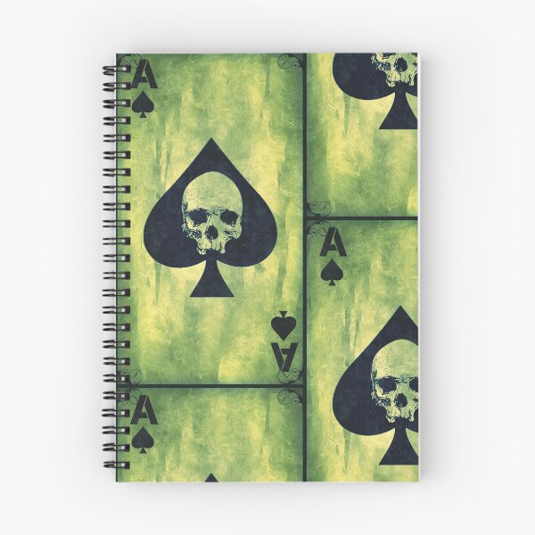 Aperçu de l'œuvre Crâne vert Ace of Spades Moral à collectionner Airsoft - Airsoft Loadout Design créée et vendue par AirsoftBD.