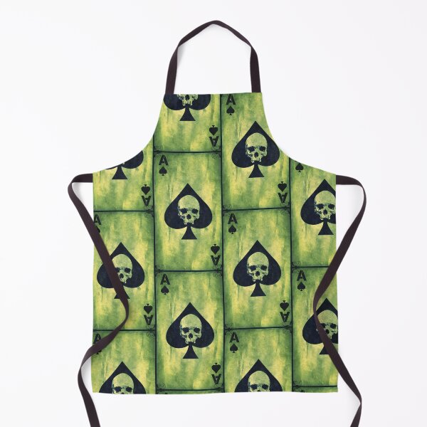 Item preview, Skull Green Ace of Spades Morale Collectable Airsoft - Airsoft Loadout Design designed and sold by AirsoftBD.