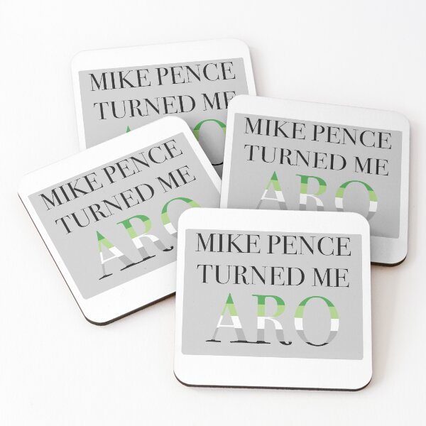 Item preview, Mike Pence Turned Me Gay or Aro (edición de la bandera aro designed and sold by beesNbattleaxes.