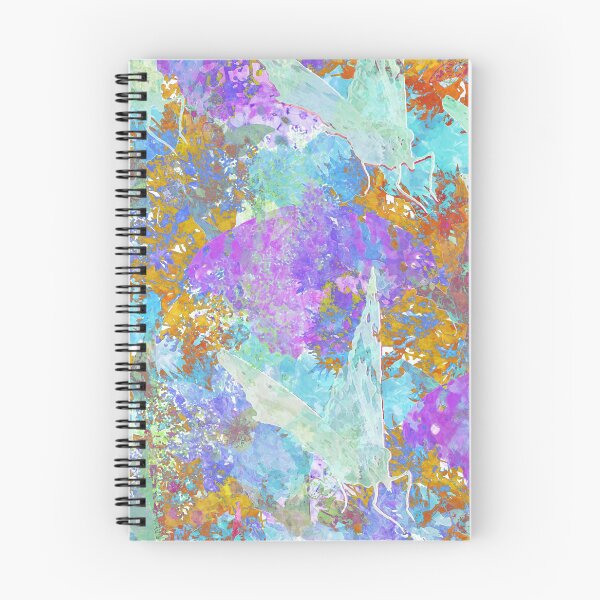 Item preview, Flutter By (blue, violet and orange) designed and sold by mokacat.