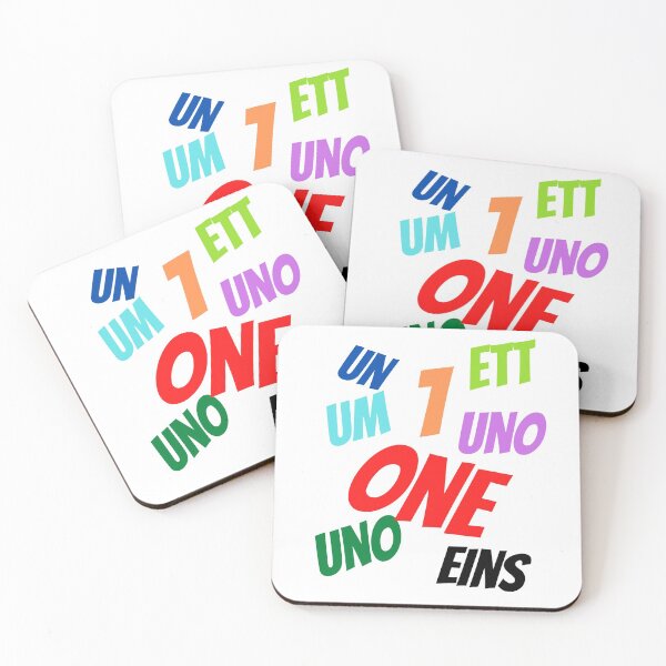 Item preview, The Number 1  in multiple languages designed and sold by ajtechdesigns.