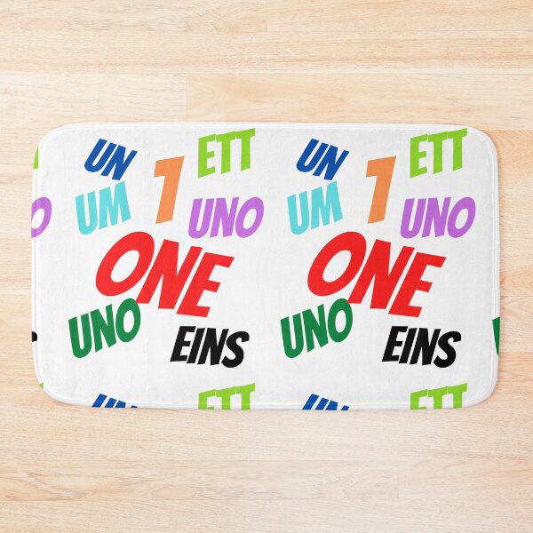 Item preview, The Number 1  in multiple languages designed and sold by ajtechdesigns.