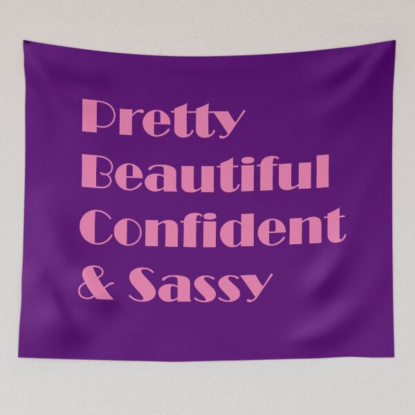 Item preview, Pretty, Beautiful, Confident & Sassy  designed and sold by ThingsByJoy.