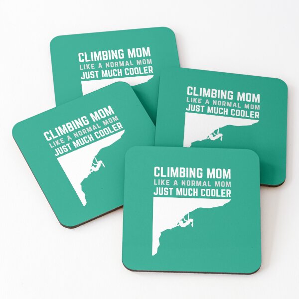 Item preview, 'Climbing Mom' white design designed and sold by Crimp Merch.