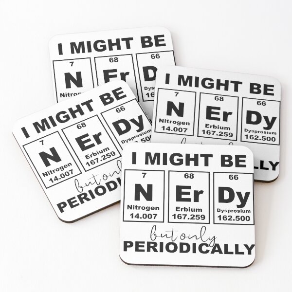 Item preview, I might be nerdy but only periodically designed and sold by SasKloset.